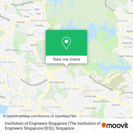 Institution of Engineers Singapore (The Institution of Engineers Singapore (IES)) map