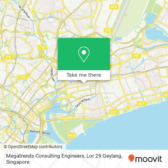 Megatrends Consulting Engineers, Lor 29 Geylang地图