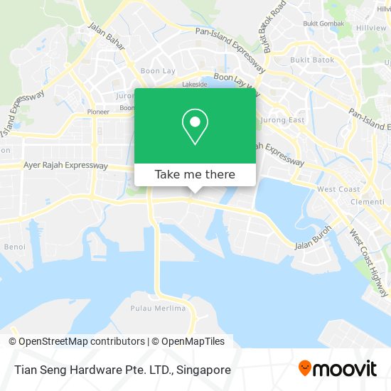 Tian Seng Hardware Pte. LTD. map
