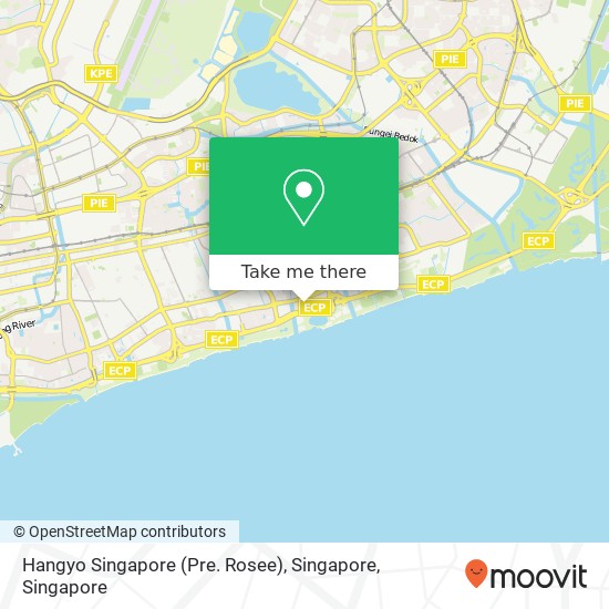 Hangyo Singapore (Pre. Rosee), Singapore map