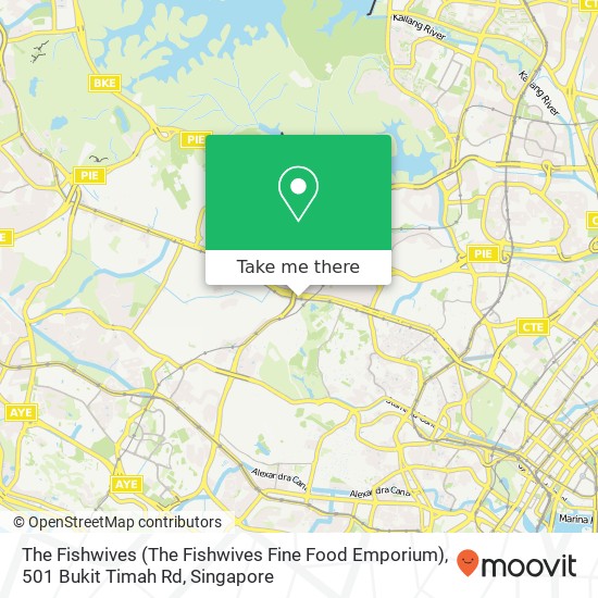 The Fishwives (The Fishwives Fine Food Emporium), 501 Bukit Timah Rd地图