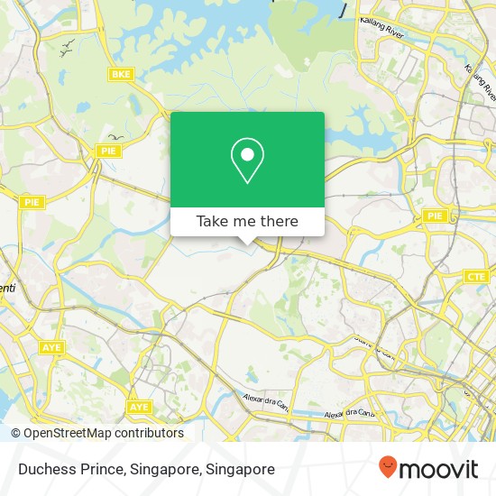 Duchess Prince, Singapore map