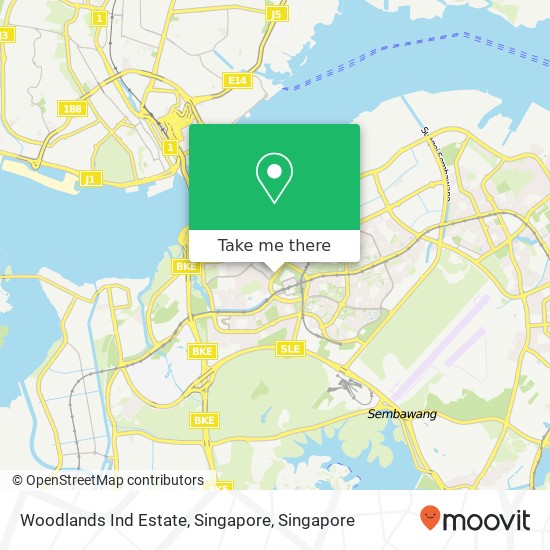 Woodlands Ind Estate, Singapore地图