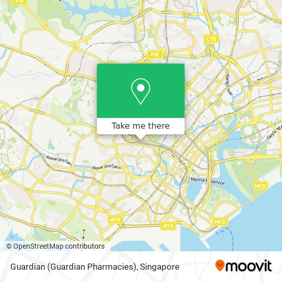 Guardian (Guardian Pharmacies) map