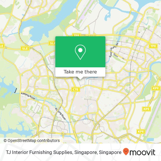 TJ Interior Furnishing Supplies, Singapore map