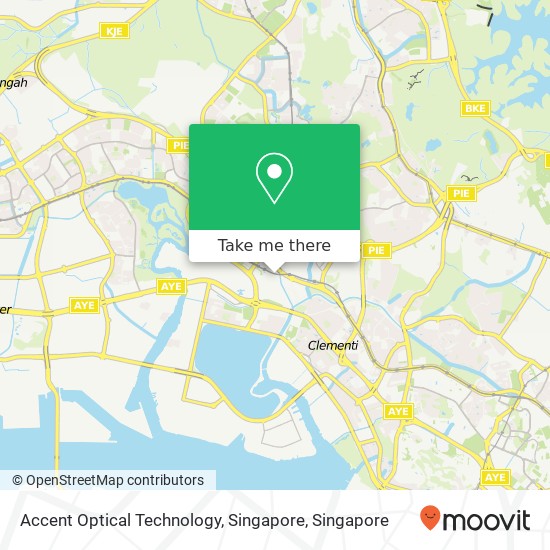 Accent Optical Technology, Singapore map