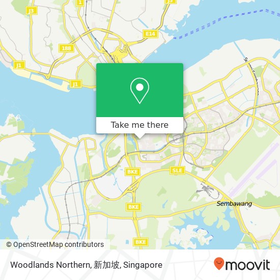 Woodlands Northern, 新加坡 map