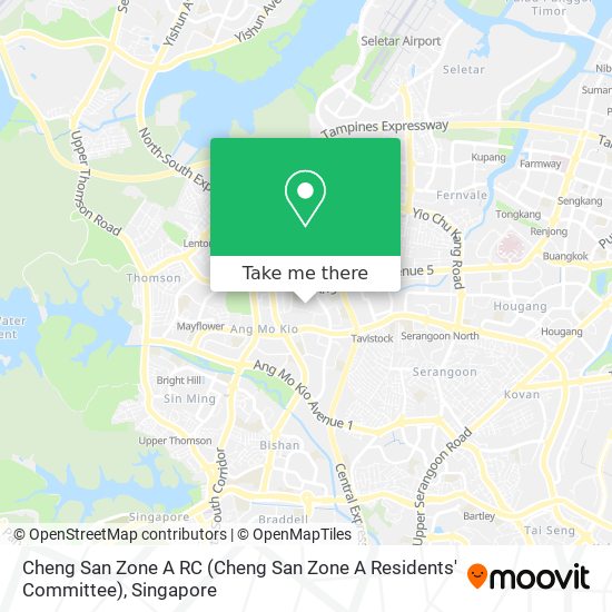 Cheng San Zone A RC (Cheng San Zone A Residents' Committee) map