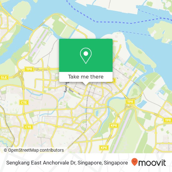 Sengkang East Anchorvale Dr, Singapore地图