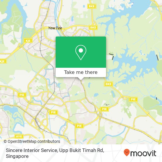 Sincere Interior Service, Upp Bukit Timah Rd地图