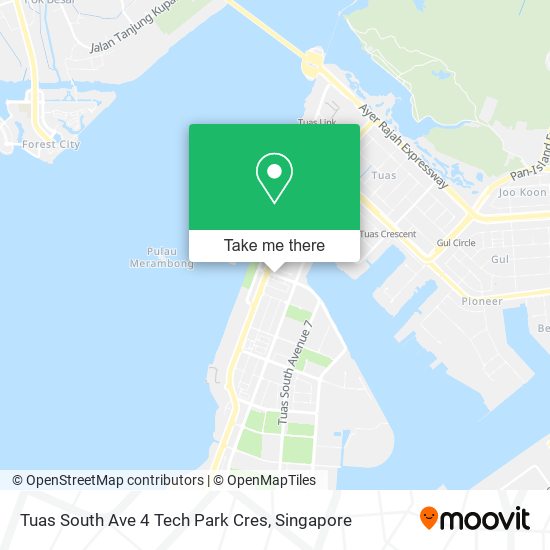 Tuas South Ave 4 Tech Park Cres map