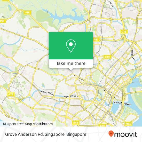 Grove Anderson Rd, Singapore地图