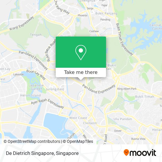 De Dietrich Singapore map