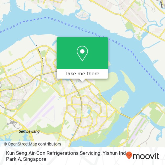 Kun Seng Air-Con Refrigerations Servicing, Yishun Ind Park A map