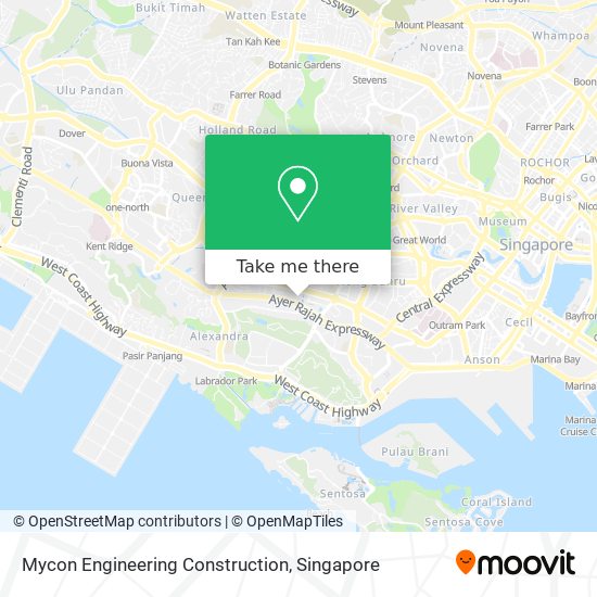 Mycon Engineering Construction map