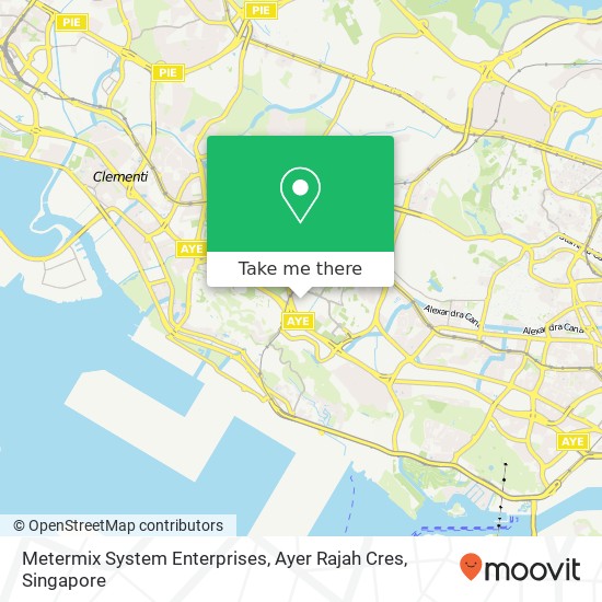 Metermix System Enterprises, Ayer Rajah Cres map