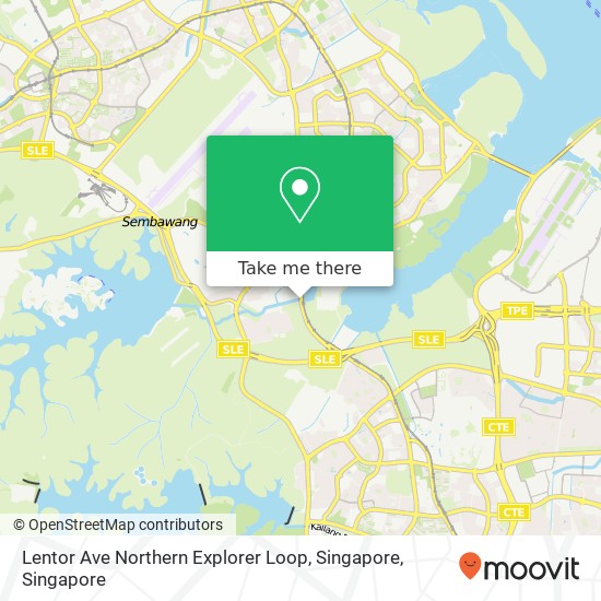 Lentor Ave Northern Explorer Loop, Singapore地图
