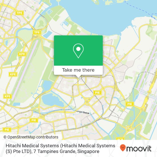 Hitachi Medical Systems (Hitachi Medical Systems (S) Pte LTD), 7 Tampines Grande map