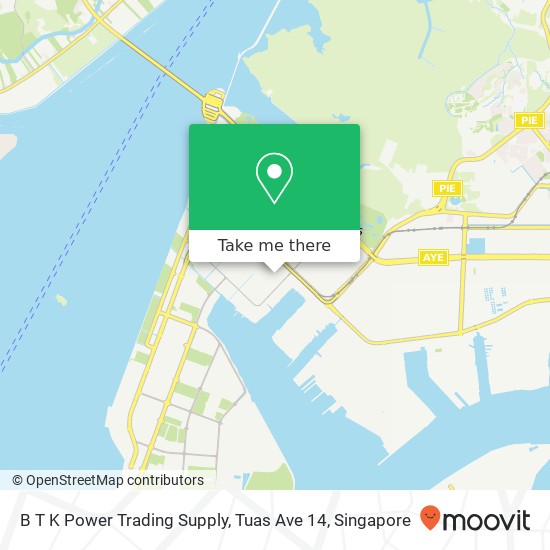 B T K Power Trading Supply, Tuas Ave 14地图