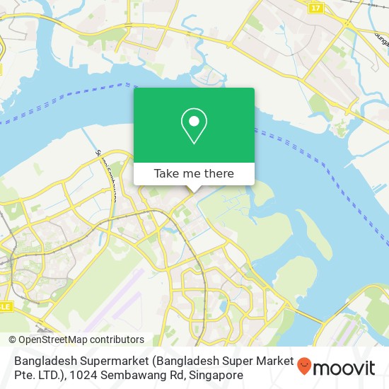 Bangladesh Supermarket (Bangladesh Super Market Pte. LTD.), 1024 Sembawang Rd map
