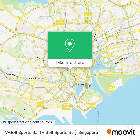 V-Golf Sports Bar地图