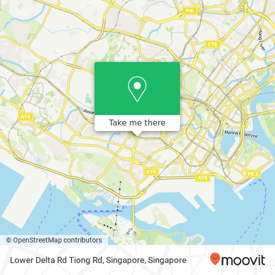 Lower Delta Rd Tiong Rd, Singapore地图