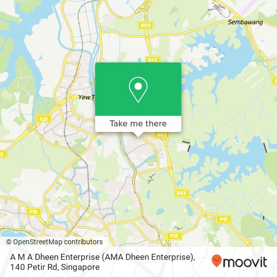 A M A Dheen Enterprise (AMA Dheen Enterprise), 140 Petir Rd map