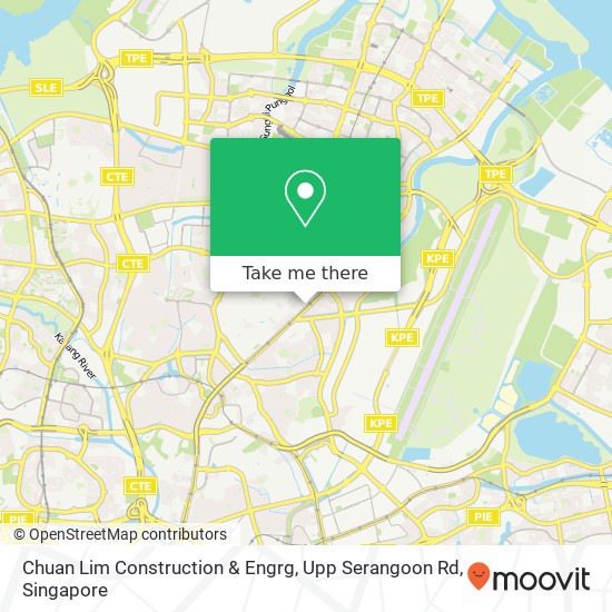 Chuan Lim Construction & Engrg, Upp Serangoon Rd map