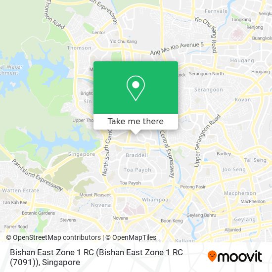 Bishan East Zone 1 RC (Bishan East Zone 1 RC (7091))地图