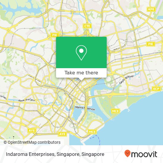 Indaroma Enterprises, Singapore map