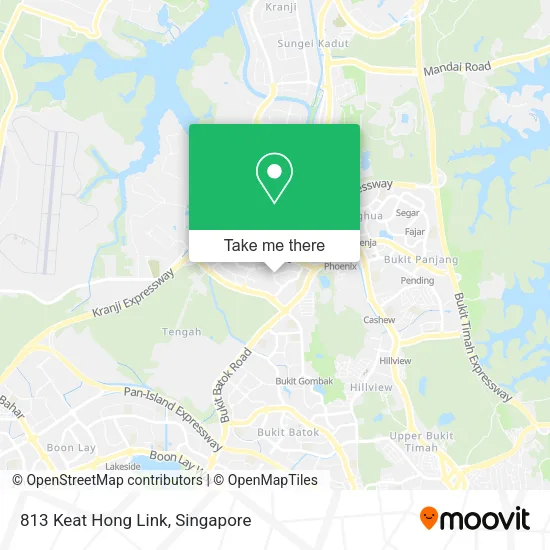 813 Keat Hong Link map