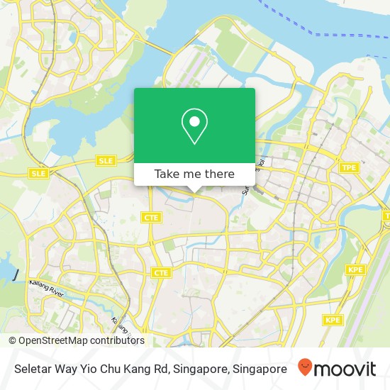Seletar Way Yio Chu Kang Rd, Singapore地图