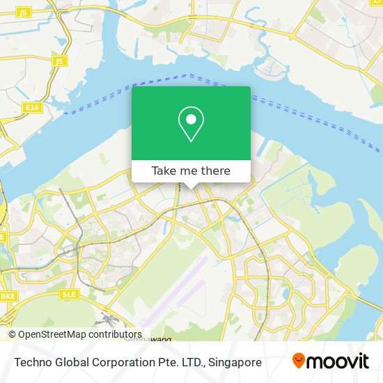 Techno Global Corporation Pte. LTD. map