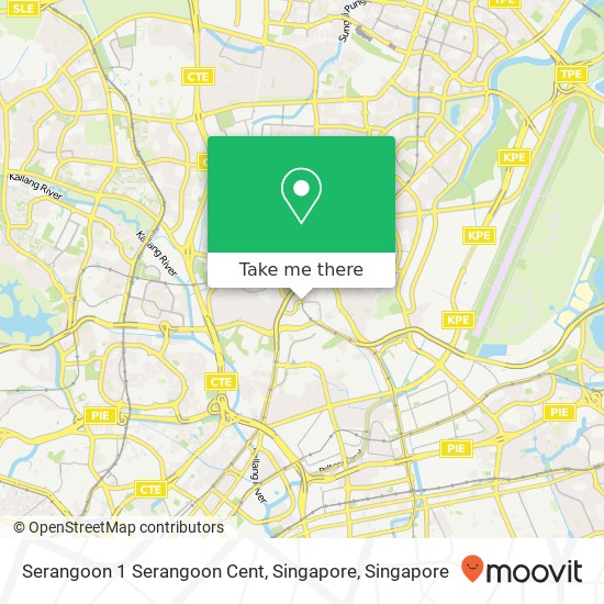 Serangoon 1 Serangoon Cent, Singapore地图