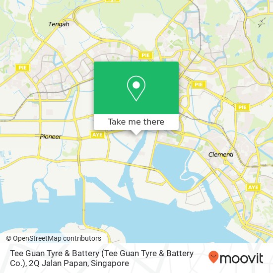 Tee Guan Tyre & Battery (Tee Guan Tyre & Battery Co.), 2Q Jalan Papan map