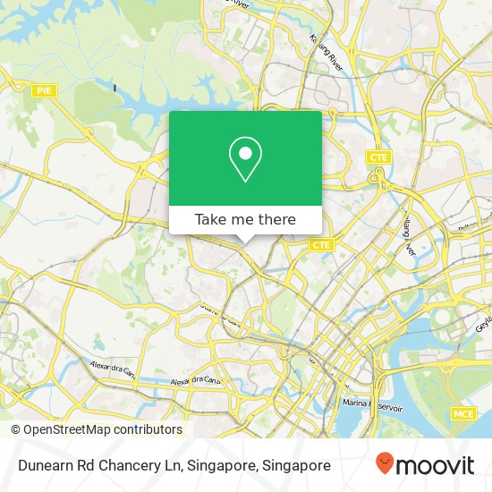 Dunearn Rd Chancery Ln, Singapore地图