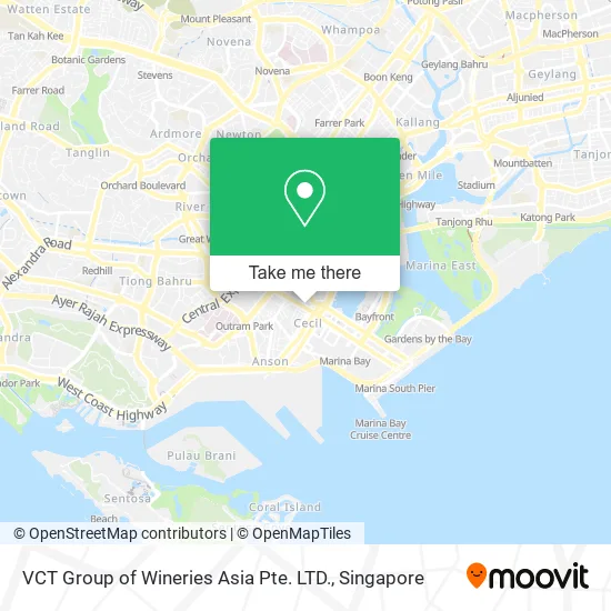 VCT Group of Wineries Asia Pte. LTD. map