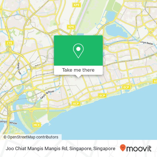 Joo Chiat Mangis Mangis Rd, Singapore地图