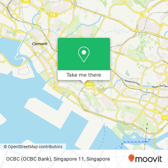 OCBC (OCBC Bank), Singapore 11 map