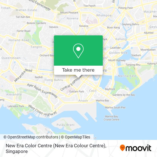 New Era Color Centre map