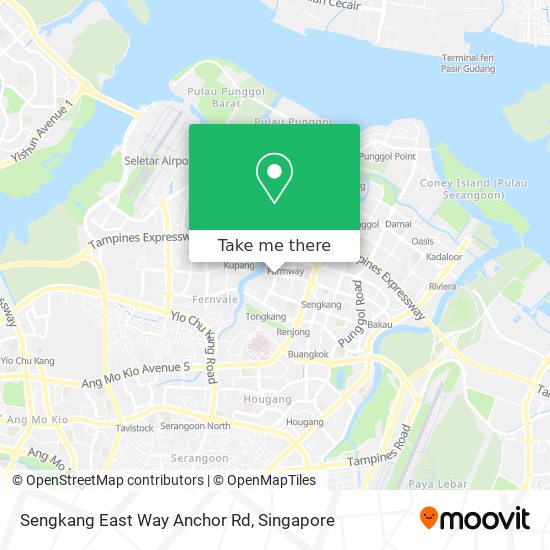 Sengkang East Way Anchor Rd地图