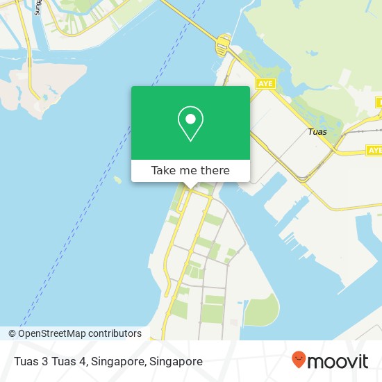 Tuas 3 Tuas 4, Singapore map