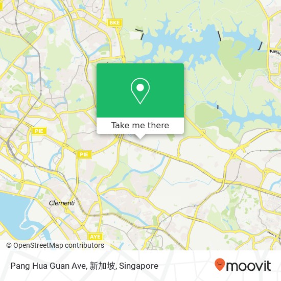 Pang Hua Guan Ave, 新加坡 map