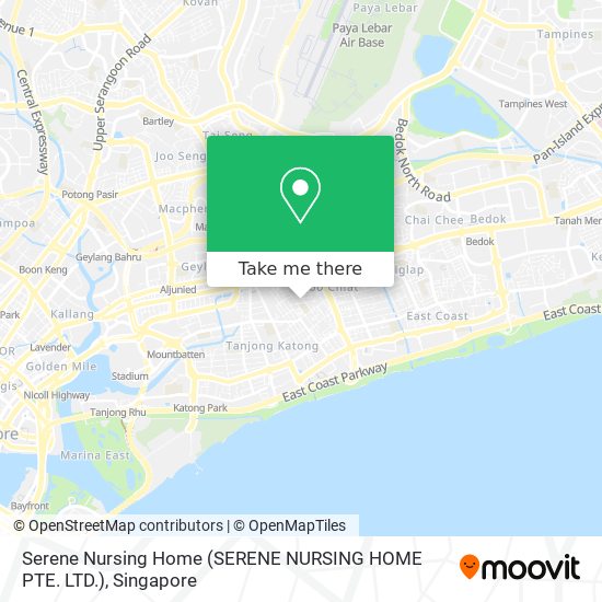 Serene Nursing Home (SERENE NURSING HOME PTE. LTD.) map