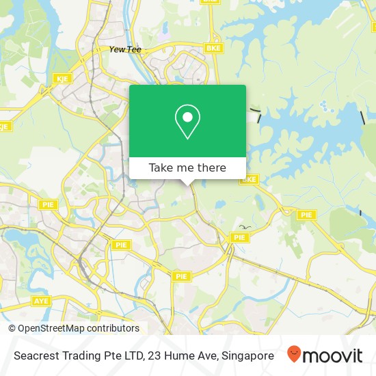 Seacrest Trading Pte LTD, 23 Hume Ave map