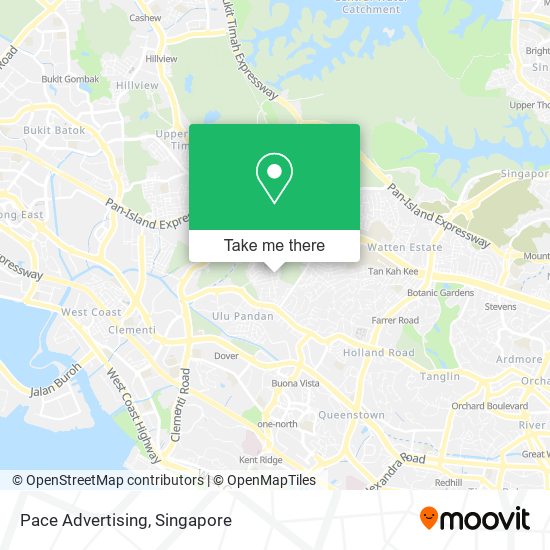 Pace Advertising map
