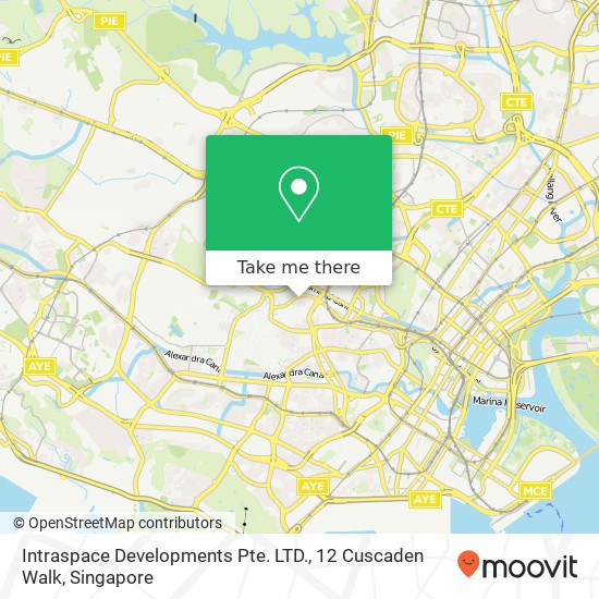 Intraspace Developments Pte. LTD., 12 Cuscaden Walk地图