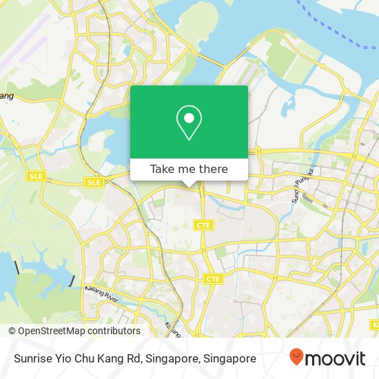 Sunrise Yio Chu Kang Rd, Singapore map