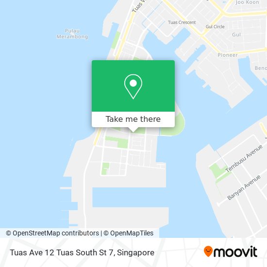 Tuas Ave 12 Tuas South St 7地图