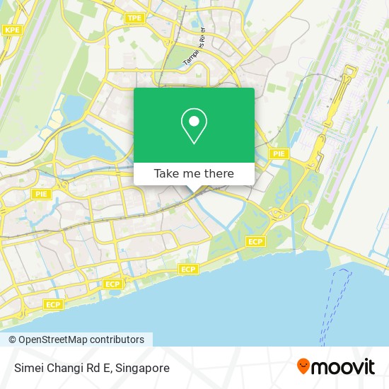 Simei Changi Rd E map